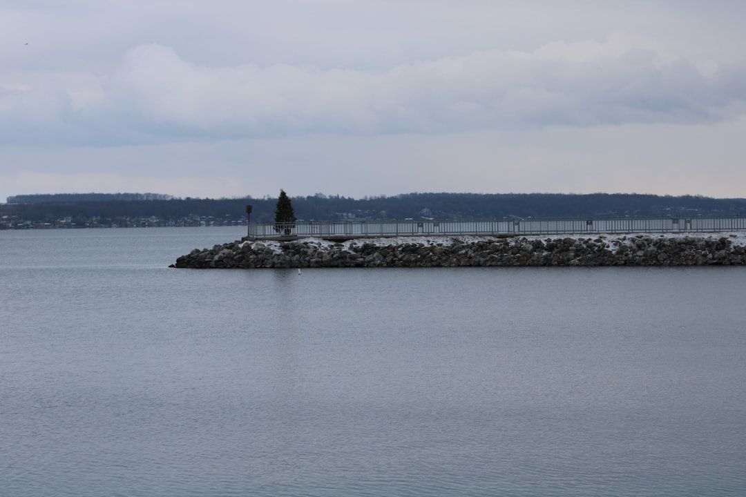 A large body of water with a small island in the middle of it — Best Restaurants in Geneva, NY: A Local Dining Guide