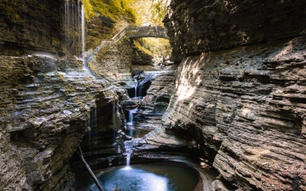 Water falls between brown rock formation during daytime — The 8 State Parks Within an Hour of Watkins Glen (and Which to Skip)