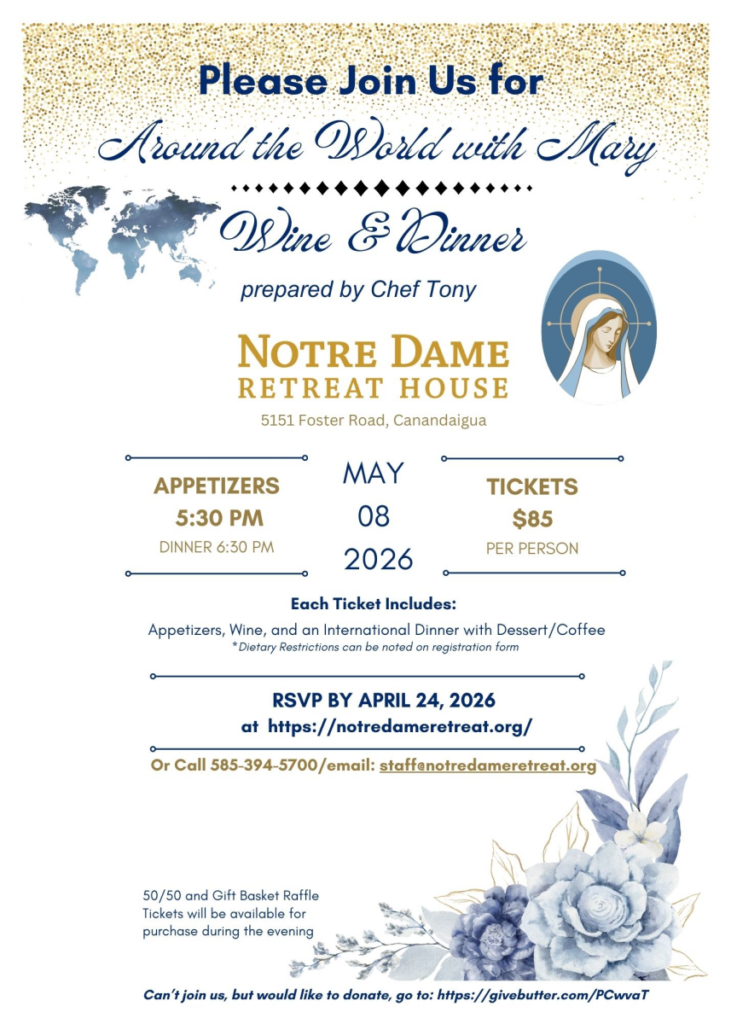 Featured image for Fundraiser: Around the World with Mary