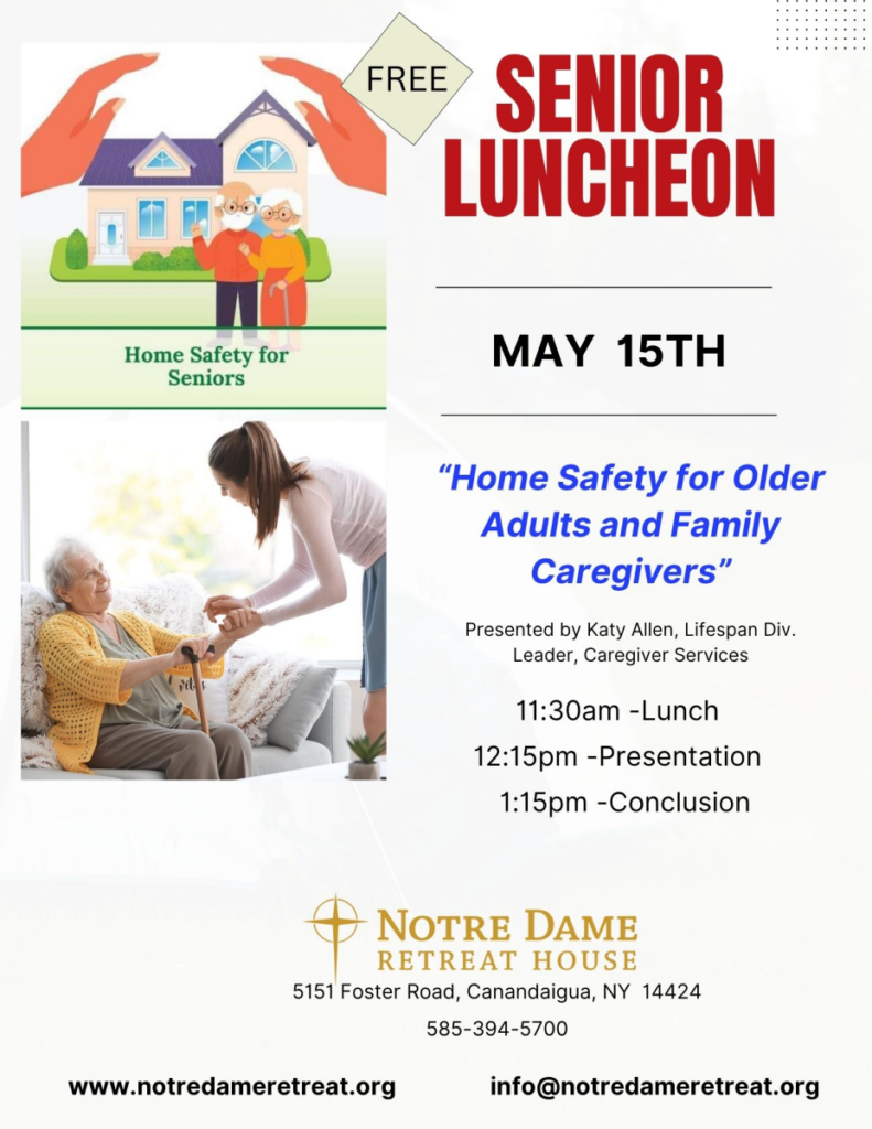 Featured image for Free Senior Luncheon: ‘Home Safety for Older Adults and Family Caregivers’